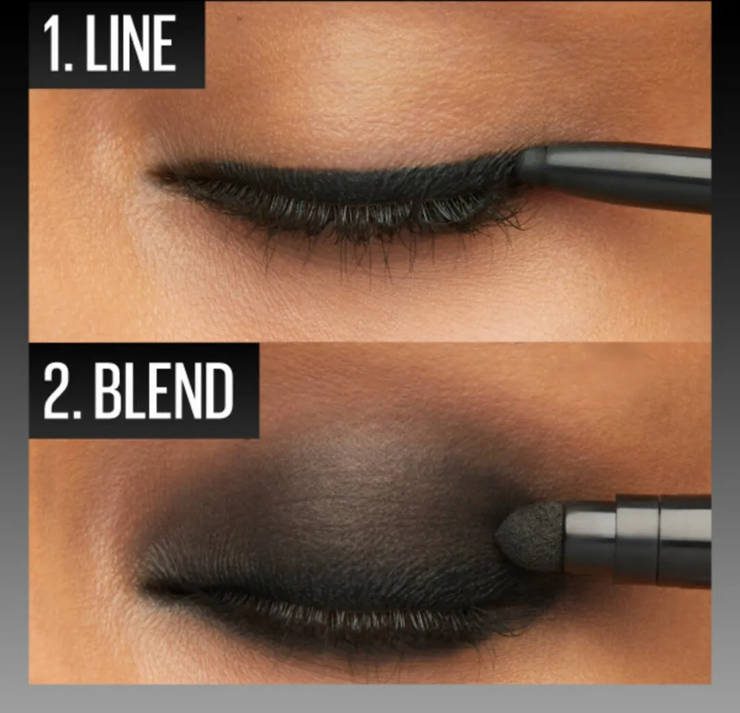 Maybelline Tattoo Liner Smokey Gel Pencil Bruin - 2 Stuks
