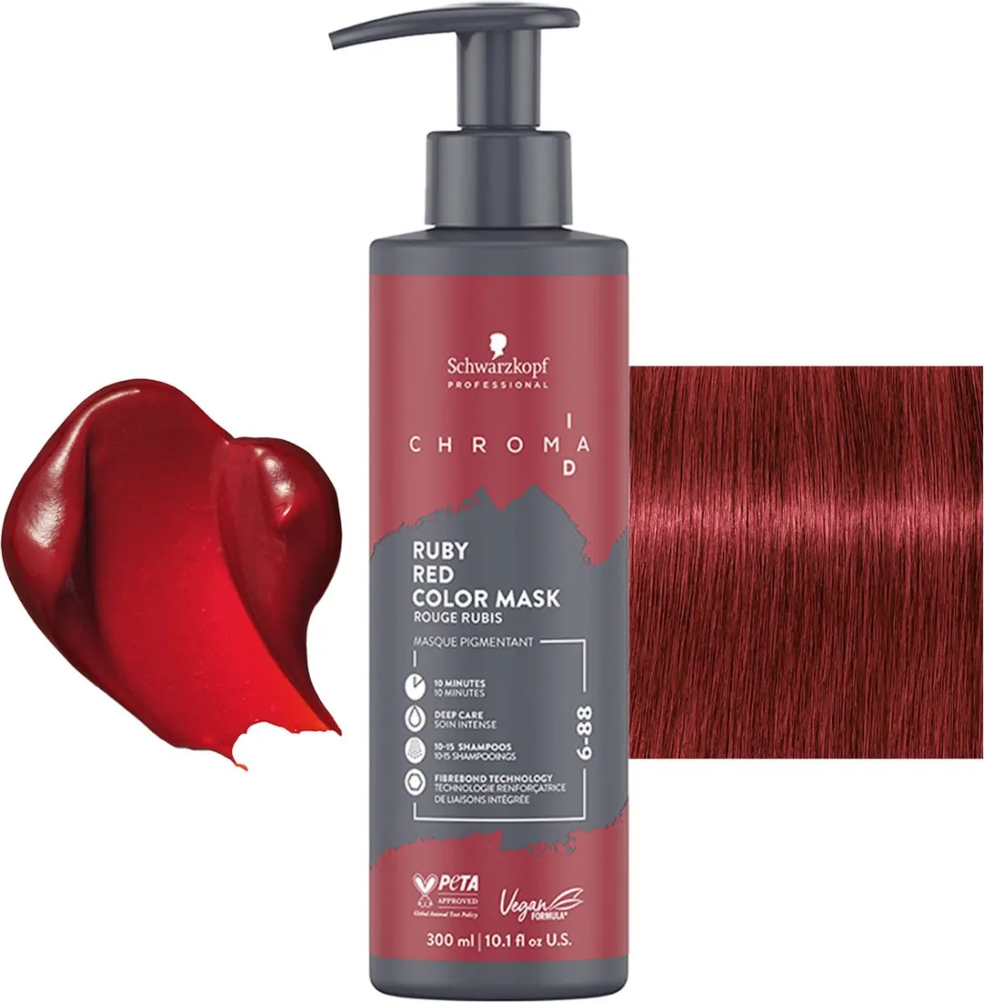 Schwarzkopf Chroma ID Color Mask 300ml - Ruby Red
