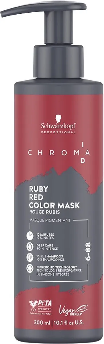 Schwarzkopf Chroma ID Color Mask 300ml - Ruby Red