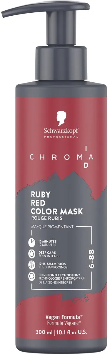 Schwarzkopf Chroma ID Color Mask 300ml - Ruby Red