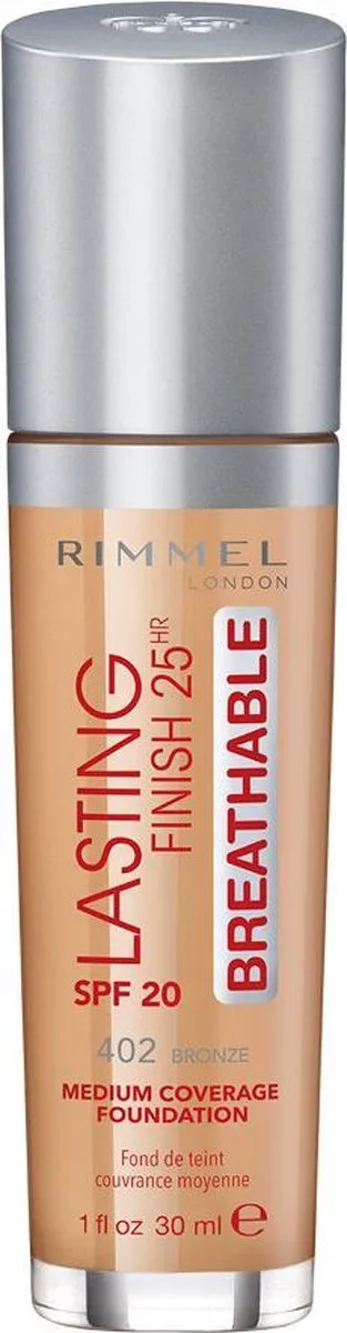 Rimmel London Lasting Finish Foundation 402 Bronze