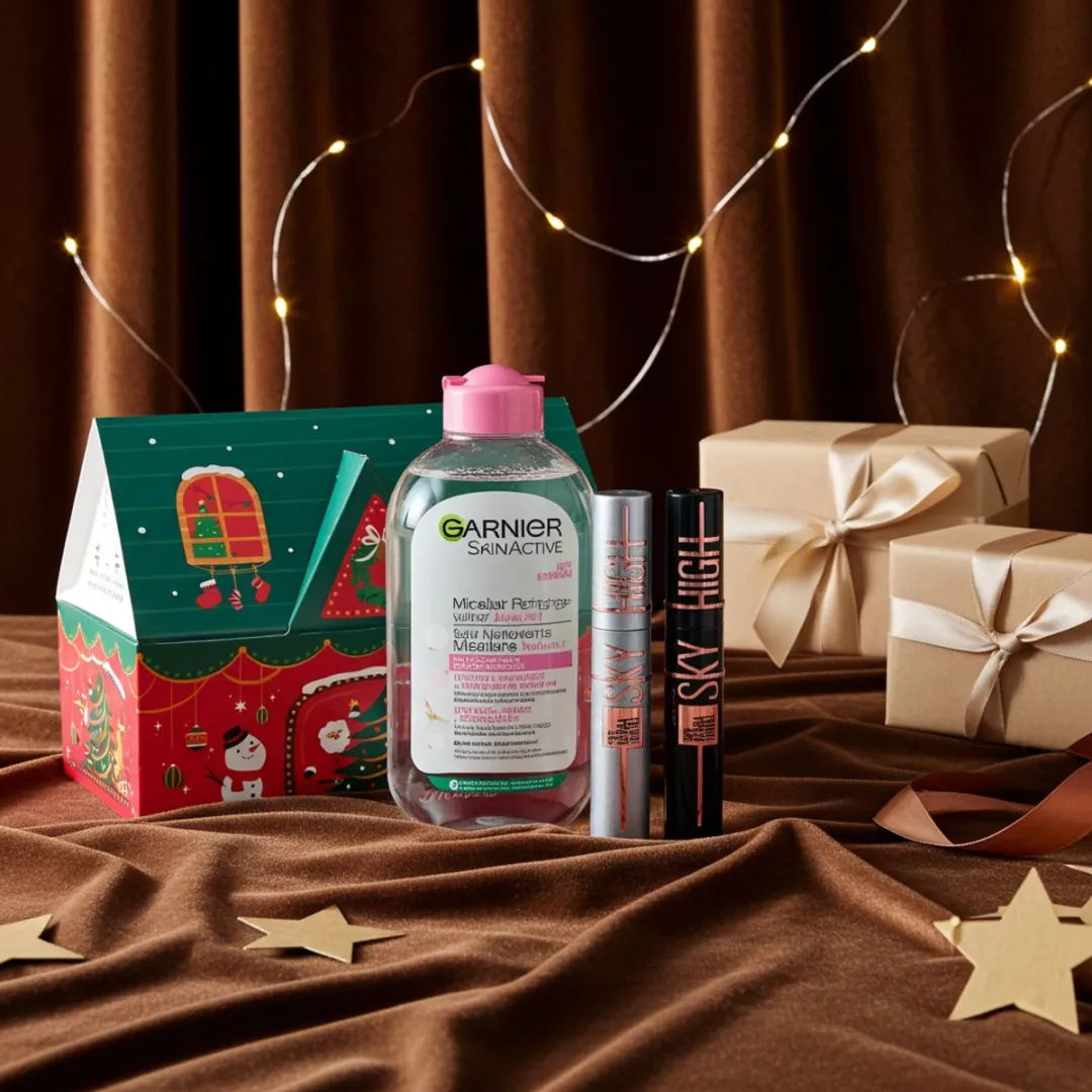 Garnier & Maybelline Kerst Cadeauset - Micellair Water + 2x Mascara