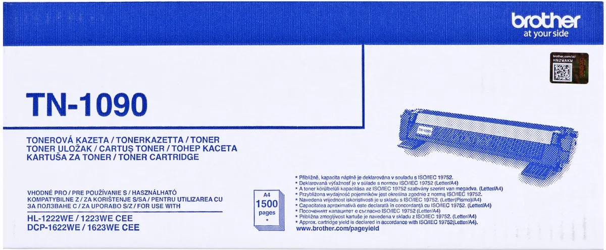 Brother TN-1090 Tonercartridge - Zwart