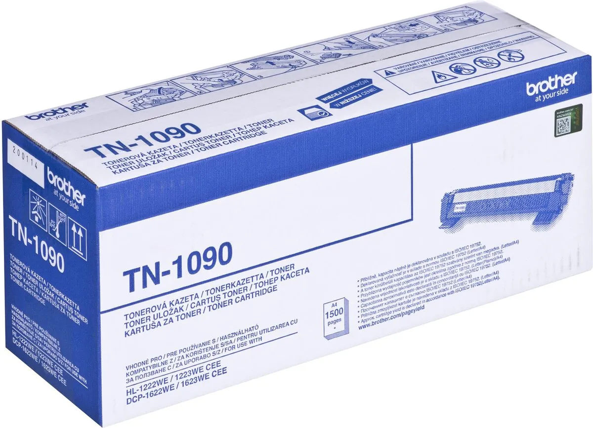 Brother TN-1090 Tonercartridge - Zwart