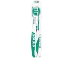 Elmex Sensitive Tandenborstel - Groen/Wit/Blauw