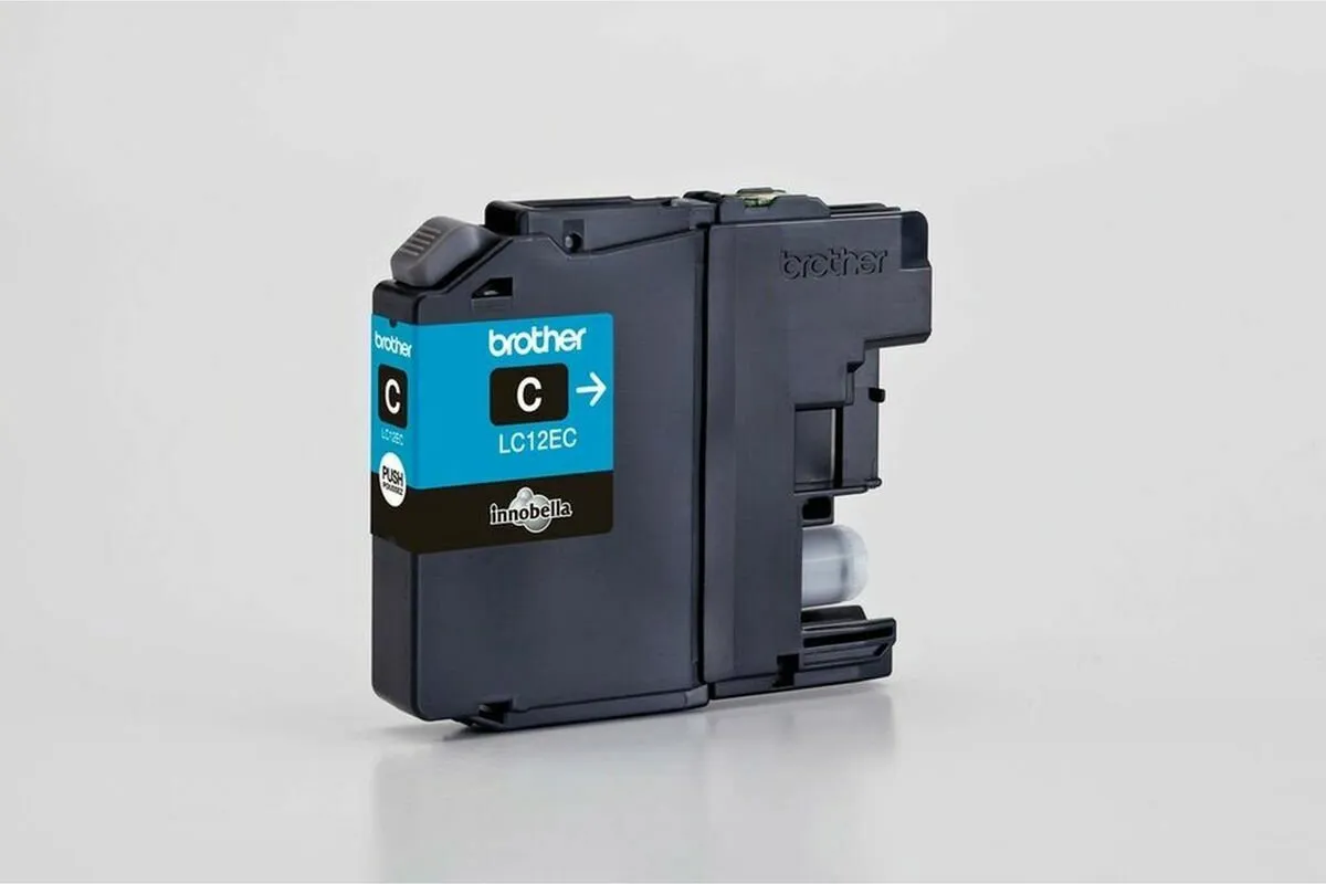 Brother LC-12EC Cyaan Inktcartridge - 1200 pagina's