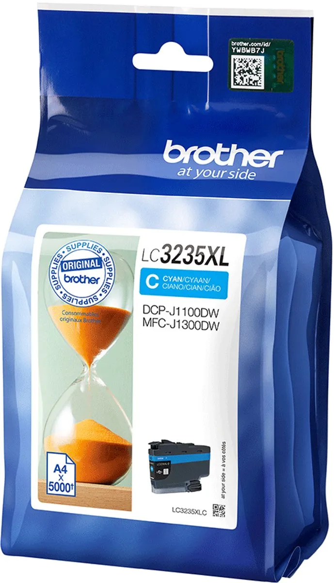 Brother LC-3235XLC Cyaan Inktcartridge - 700 Pagina's