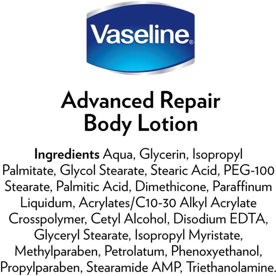 Vaseline Advanced Repair Bodylotion 6x400ml - Parfumvrij