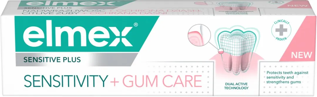 Elmex Sensitive Plus Tandpasta 75ml - Fluoride & Zink