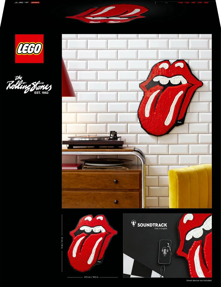 LEGO Art The Rolling Stones 31206 - 1320 Stenen - afbeelding 6 van 6