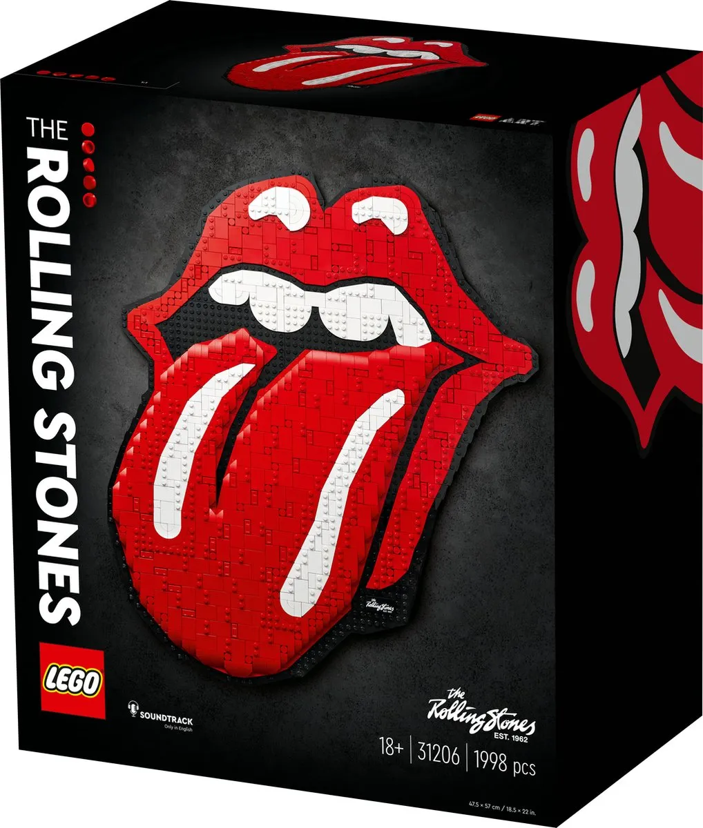 LEGO Art The Rolling Stones 31206 - 1320 Stenen - afbeelding 2 van 6