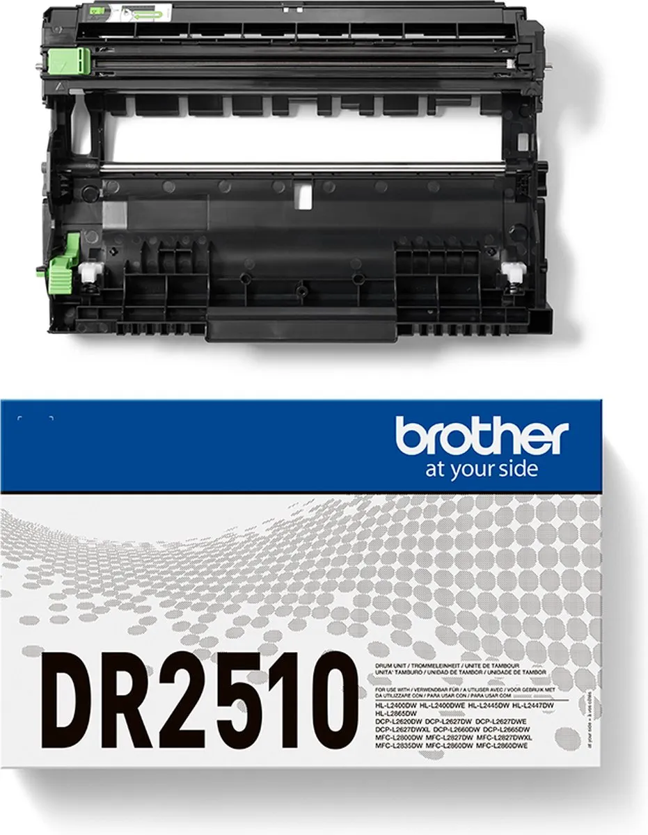 Brother DR2510 Drum - 15.000 pagina's - Zwart