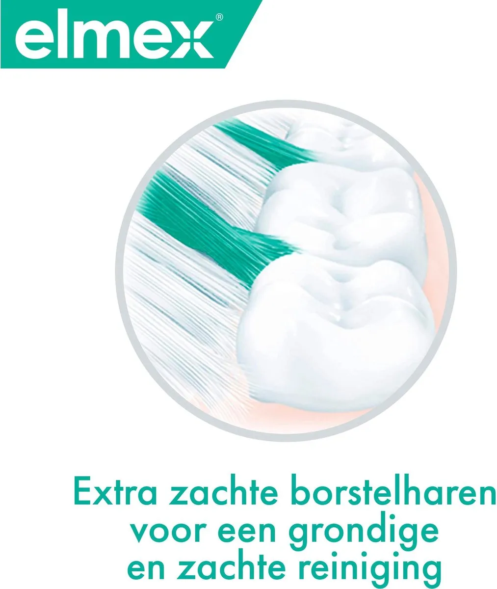 Elmex Sensitive Professional Extra Soft Tandenborstel - 3 Stuks