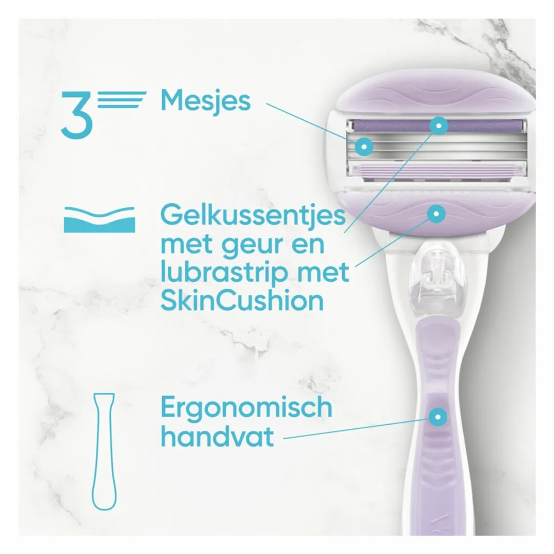Gillette Venus ComfortGlide Breeze Scheersysteem - 6 Stuks