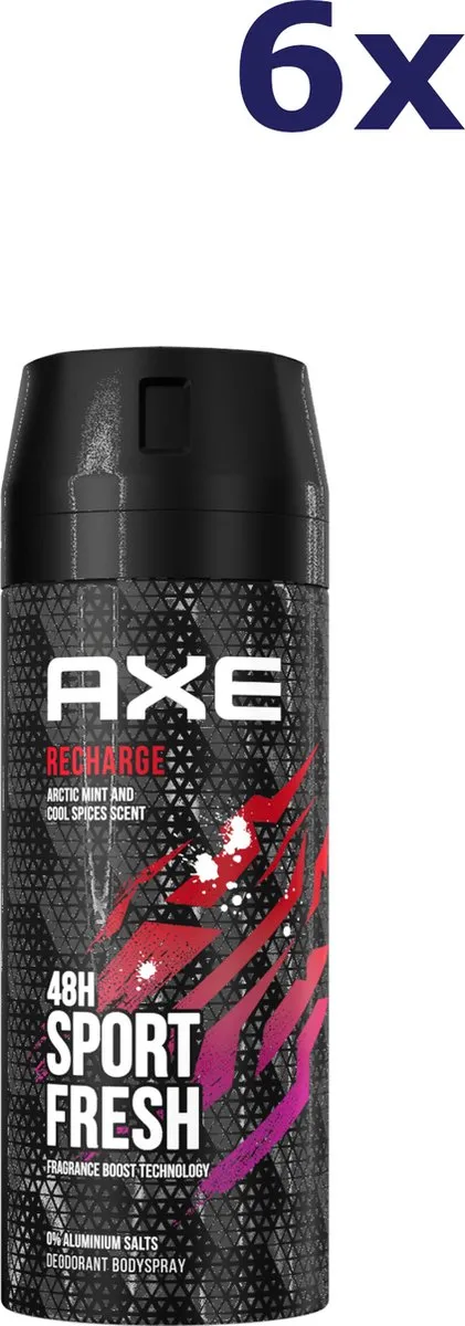 Axe Deodorant Bodyspray Sport Recharge 150ml
