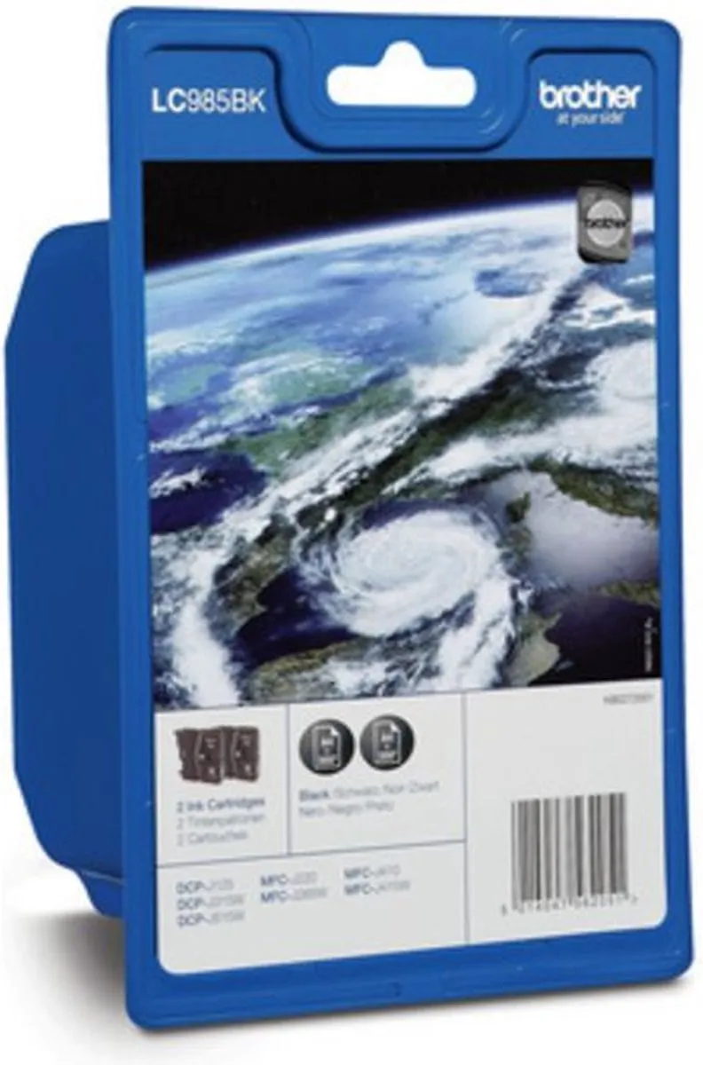Brother LC-985BKBP2 Inktcartridge - Zwart