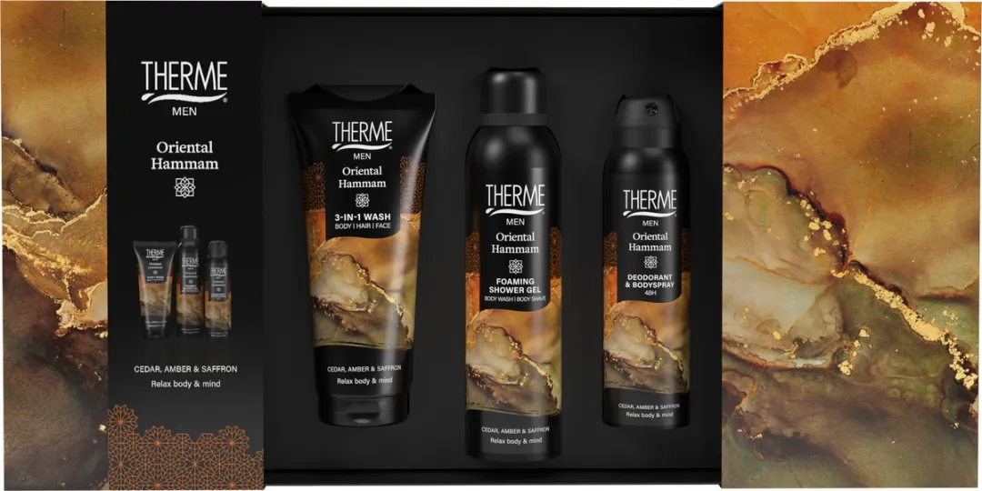 Therme Men Oriental Hammam Verzorgingsset - 3 Stuks