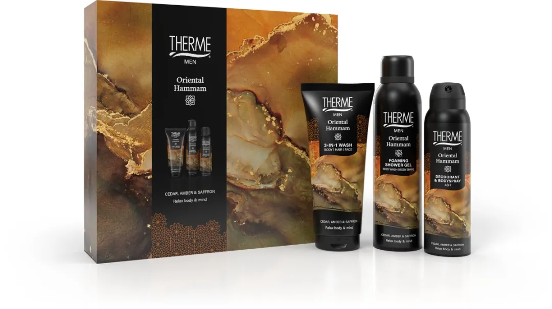 Therme Men Oriental Hammam Verzorgingsset - 3 Stuks