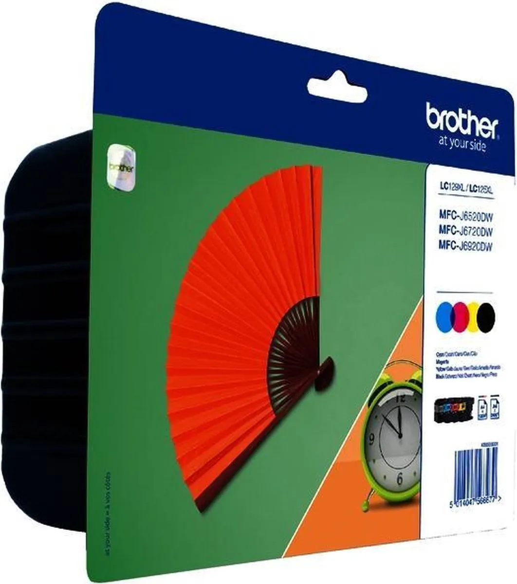 Brother LC-129XLVALBP Inktcartridge - Zwart & Kleur - 2.400/1.200 pagina's