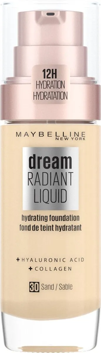 Maybelline New York Dream Radiant Liquid Foundation 30 Sand