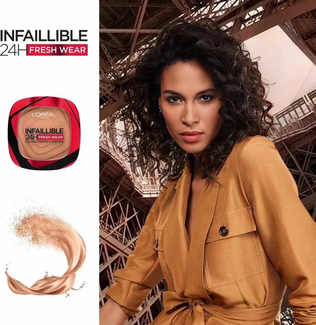 L'Oréal Paris Infaillible 24H Fresh Wear Foundation Poeder 180 Rose Sand - 3x9g