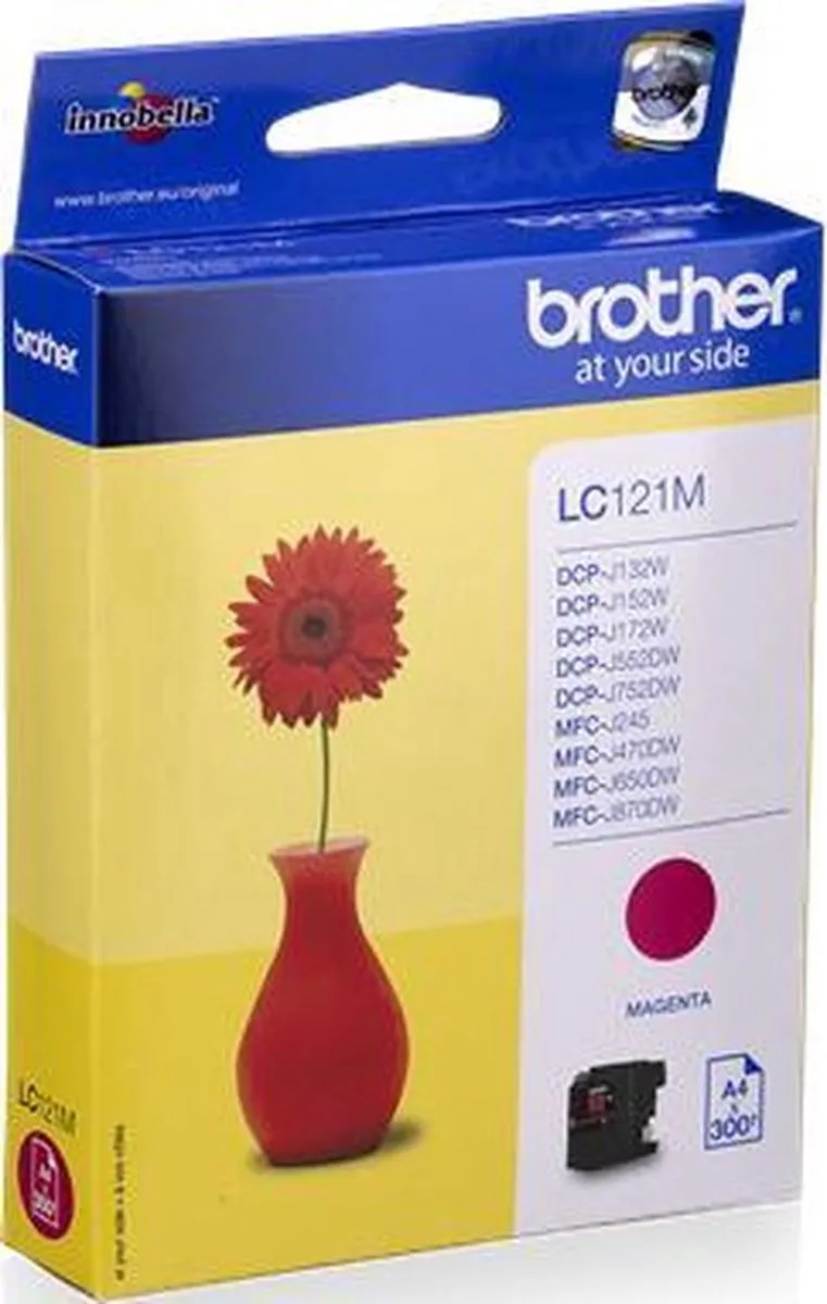 Brother LC-121M Magenta Inktcartridge - 39ml