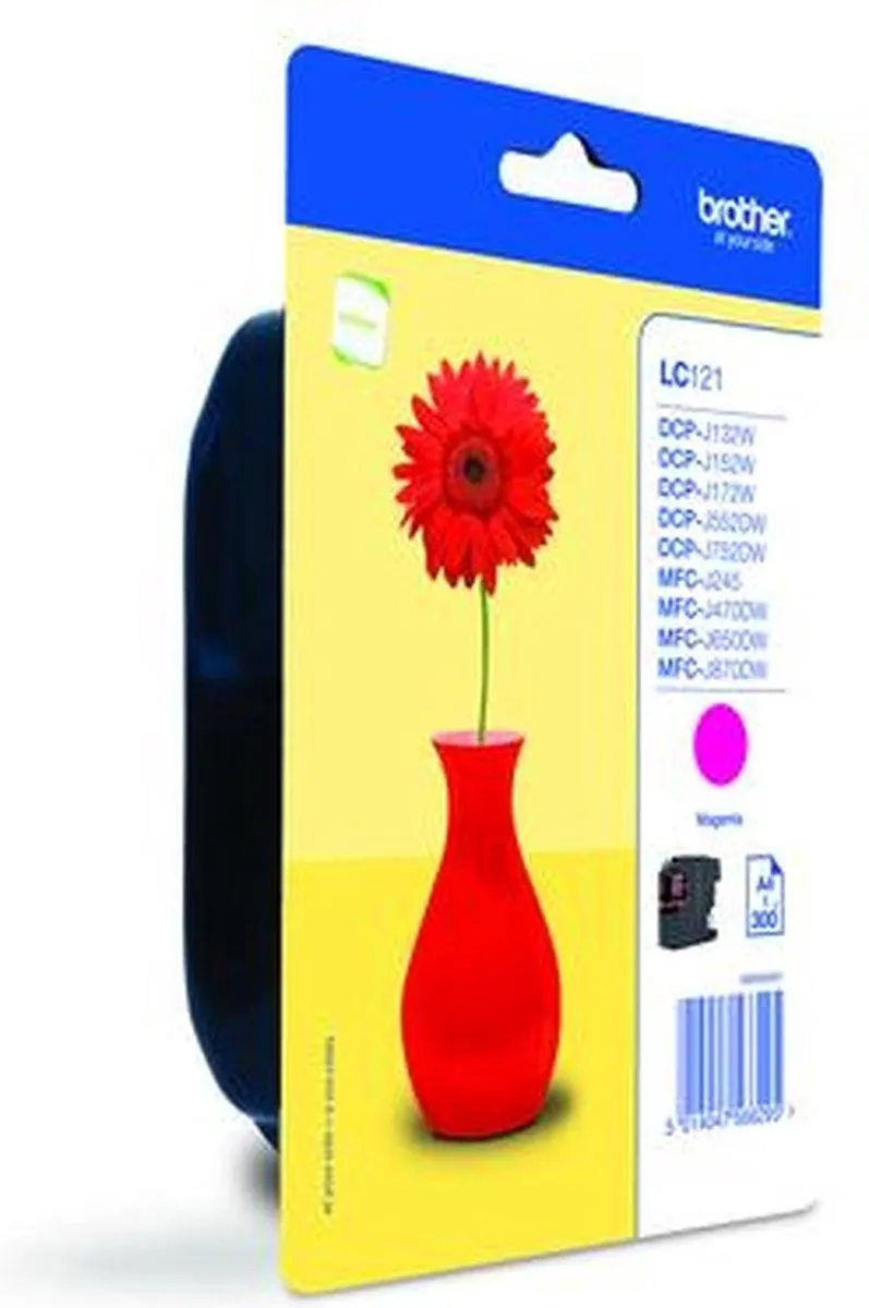 Brother LC-121M Magenta Inktcartridge - 39ml