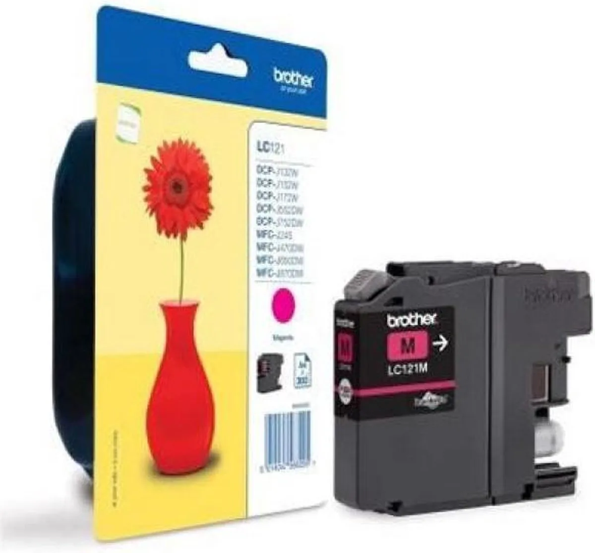 Brother LC-121M Magenta Inktcartridge - 39ml