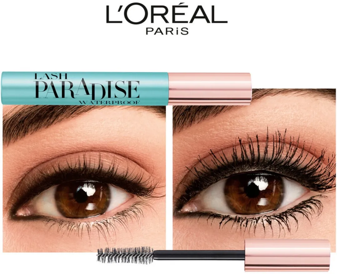 L'Oréal Paris Lash Paradise Mascara Waterproof Zwart - 3 Stuks