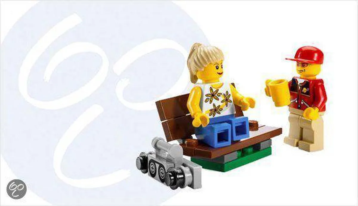LEGO City Inwoners 8401 - 4 Minifiguren - 44 Stukken - afbeelding 3 van 3