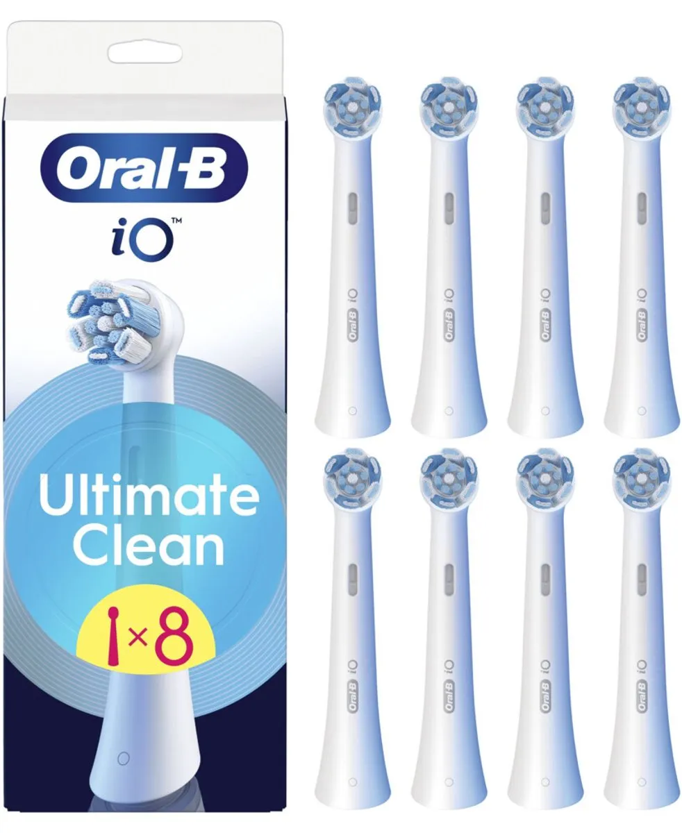 Oral-B iO Ultimate Clean Opzetborstels Wit - 48 Stuks