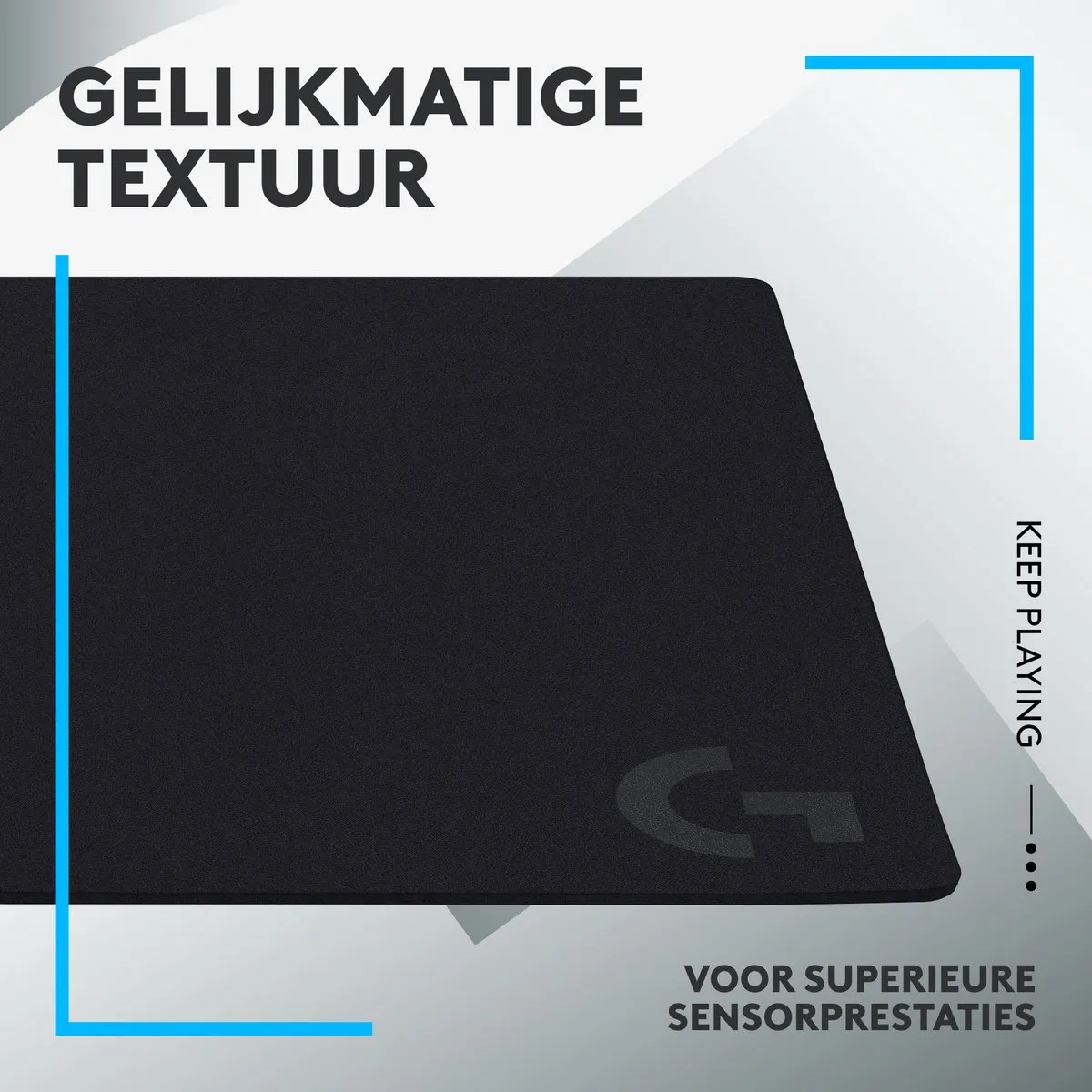 Logitech G G640 Stoffen Gaming Muismat 460x400mm - Zwart