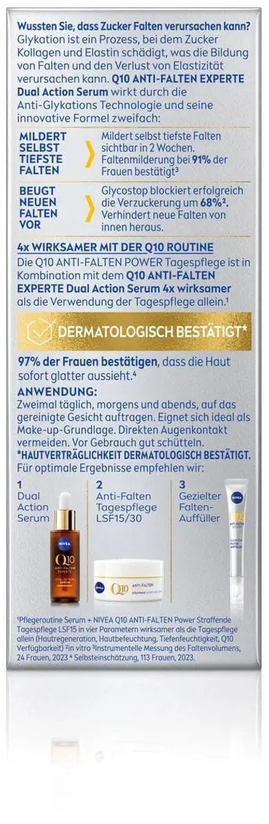 NIVEA Q10 Dual Action Serum 30ml - afbeelding 6 van 6