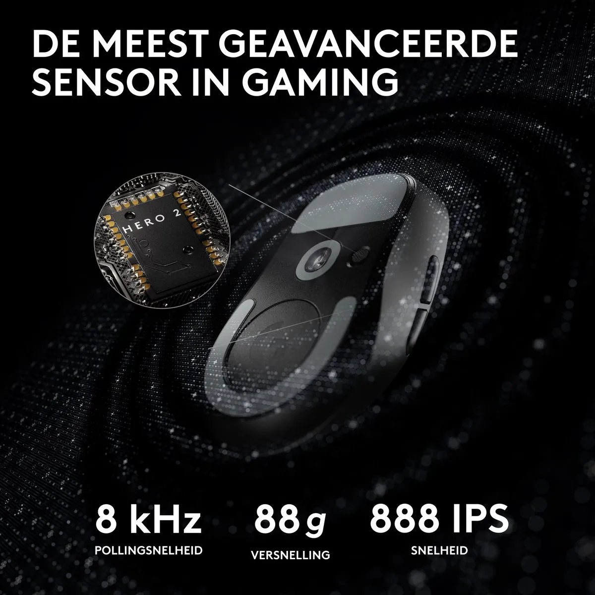 Logitech G Pro X Superlight 2 910-00631 Draadloze Gaming Muis - Zwart