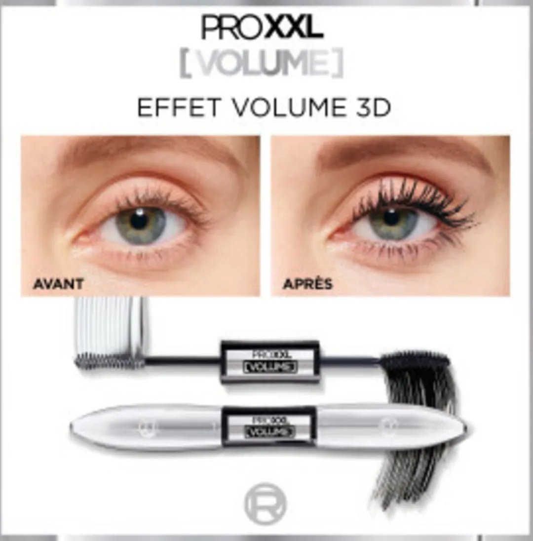L'Oréal Paris Pro XXL Mascara Zwart - 3 Stuks