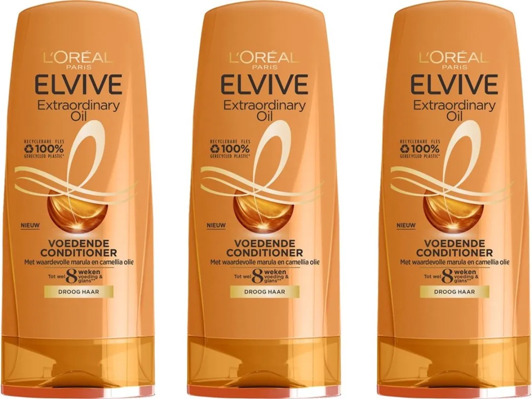 L'Oréal Paris Elvive Extraordinary Oil Conditioner 3x200ml