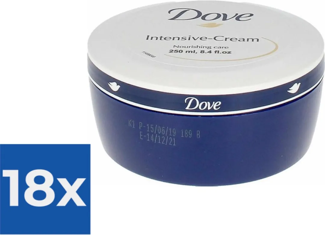 Dove Nourishing Body Care Gezichts- en Bodycrème 4500ml - 18 Stuks