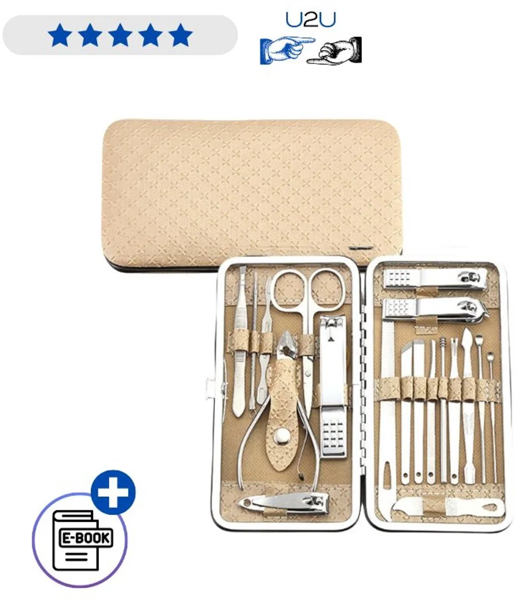 Lean Toys Manicure & Pedicure Set 20-delig