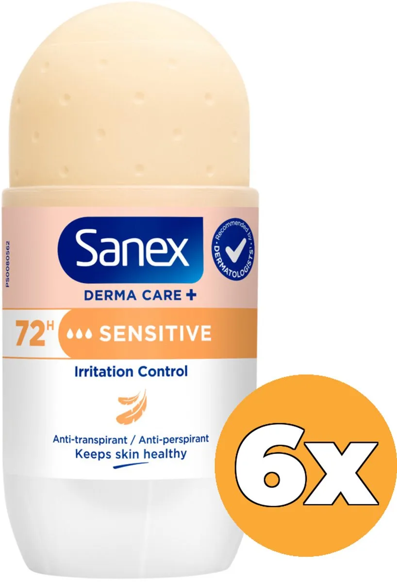 Sanex Deo Roll-on Dermo Sensitive 50ml - 6x2