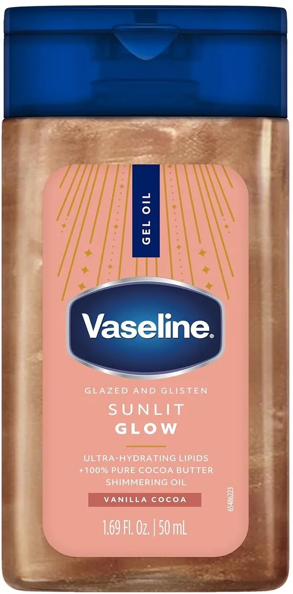 Vaseline Glazed & Glisten Sunlit Mini Glow Body Gel Oil