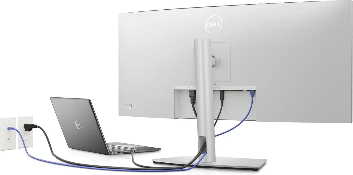 Dell UltraSharp U3423WE 34 inch Ultrawide Monitor - USB-C 90W - KVM - RJ45 - afbeelding 6 van 6