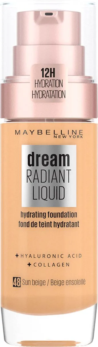 Maybelline New York Dream Radiant Liquid Foundation 48 Sun Beige 30ml