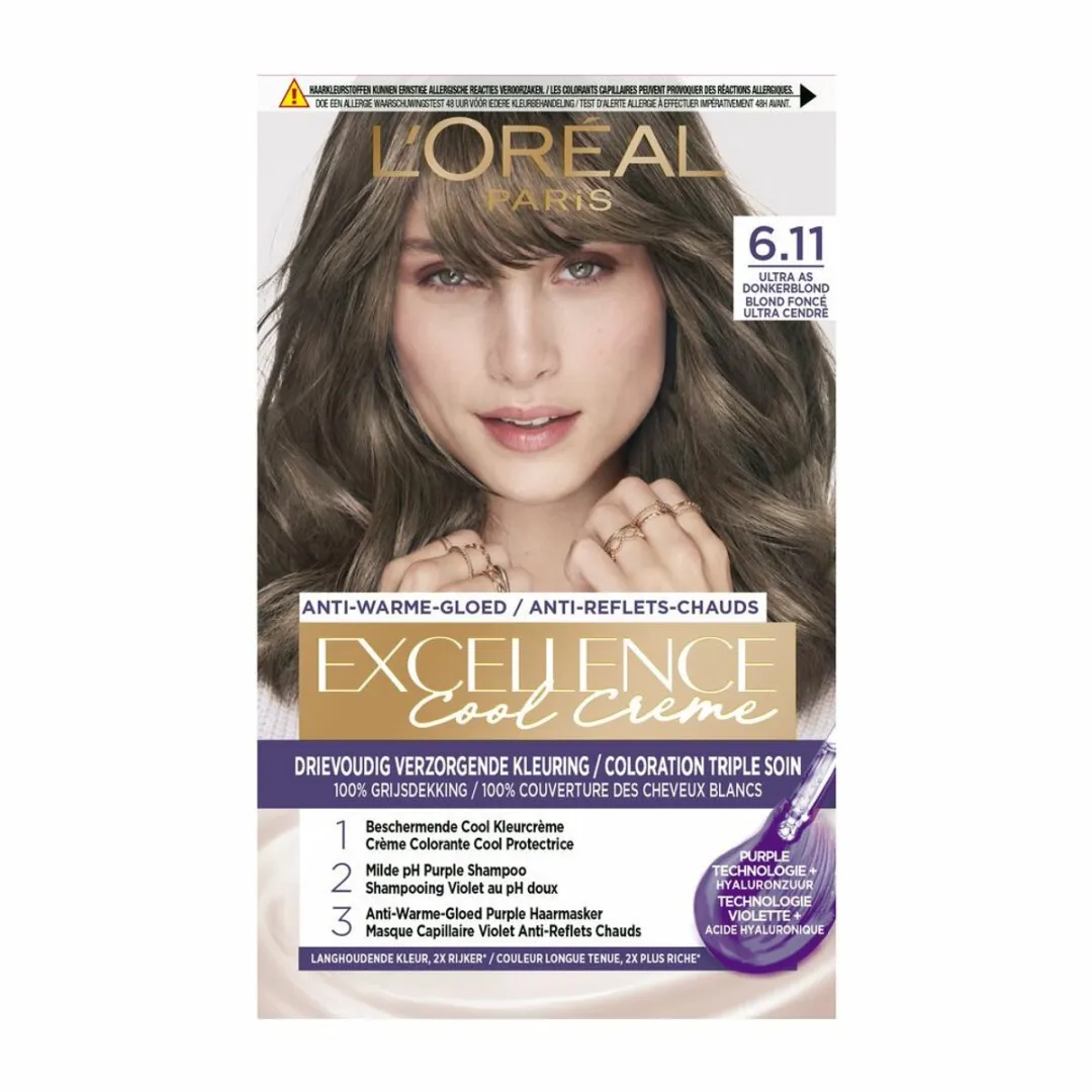L'Oréal Paris Excellence 6.11 Permanent Donkerblond - 2x