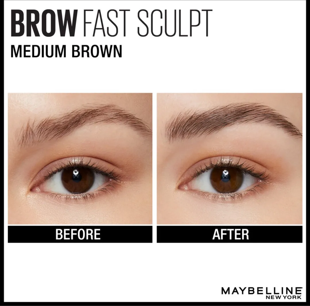 Maybelline Brow Fast Sculpt Wenkbrauwgel Medium Brown - 20ml
