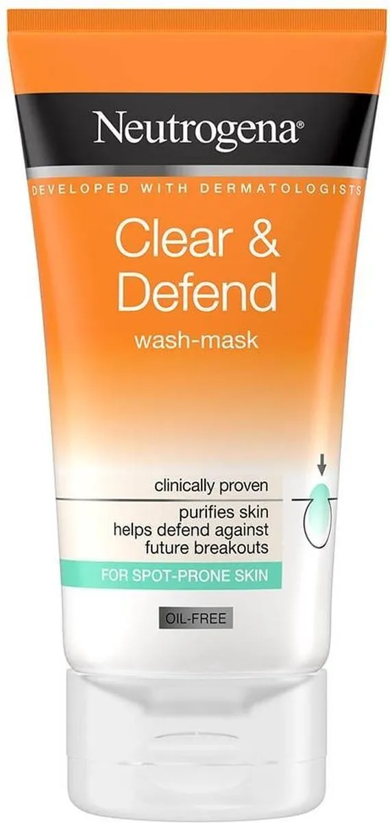 Neutrogena Clear & Defend Wash-Mask 150g