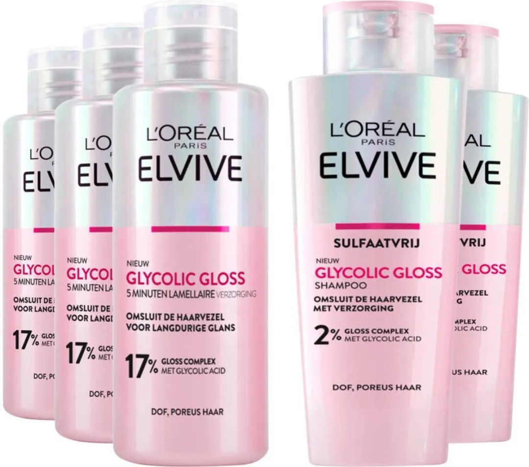L'Oréal Paris Elvive Glycolic Gloss Shampoo & Conditioner