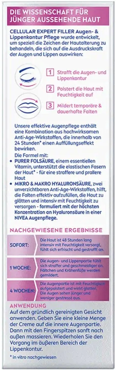 NIVEA Oogcrème 15ml - Universele huid