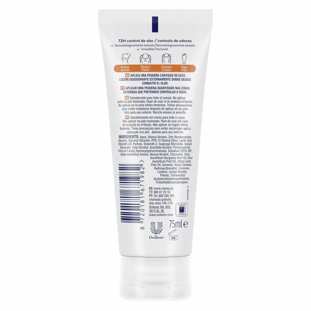 Rexona Fresh Citrus Deodorant Crème 75ml