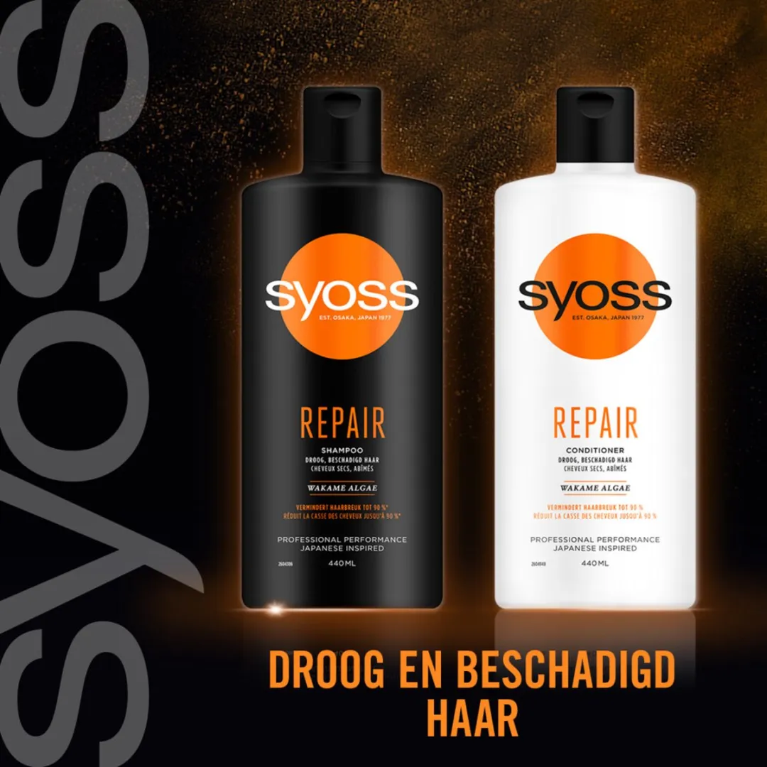SYOSS Repair Conditioner 2640ml - 6x440ml