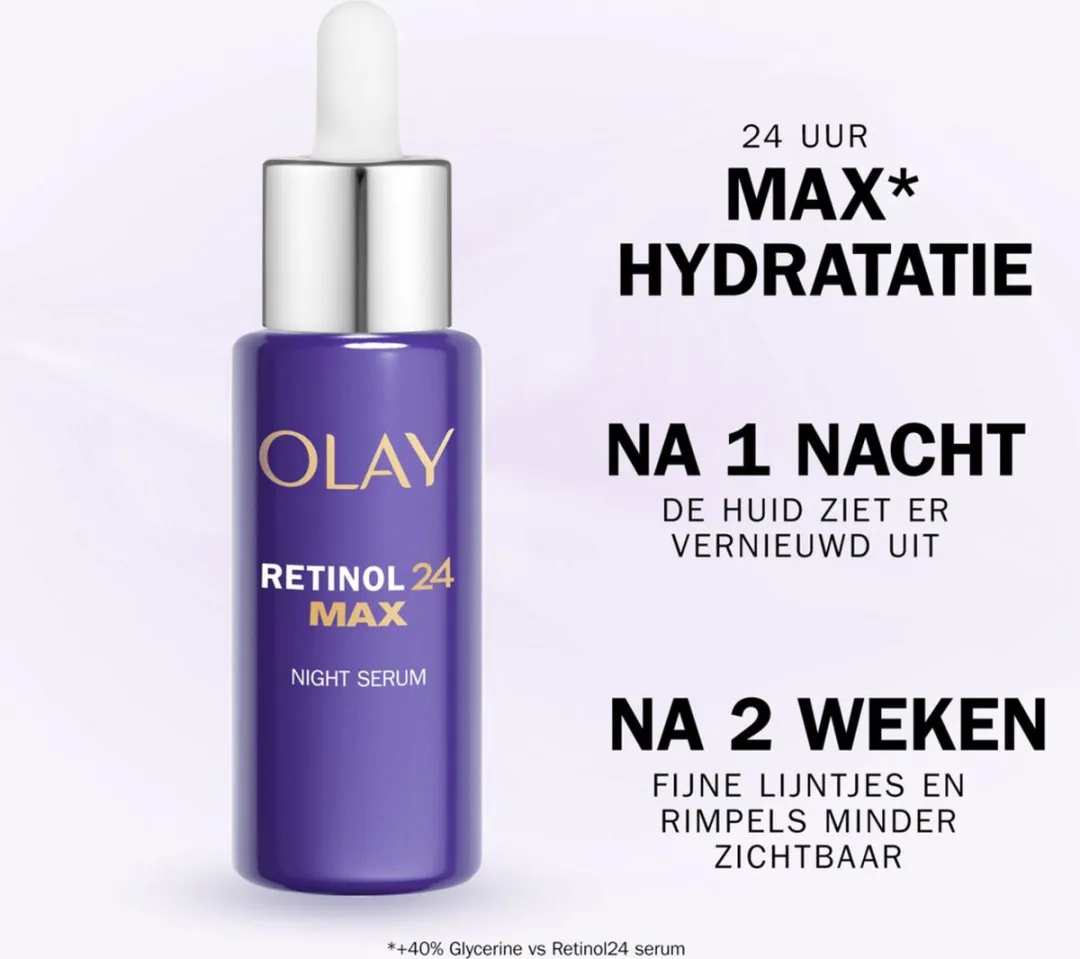 Olay Nachtserum Retinol 24 MAX 3 Acties 240ml - 6x40ml